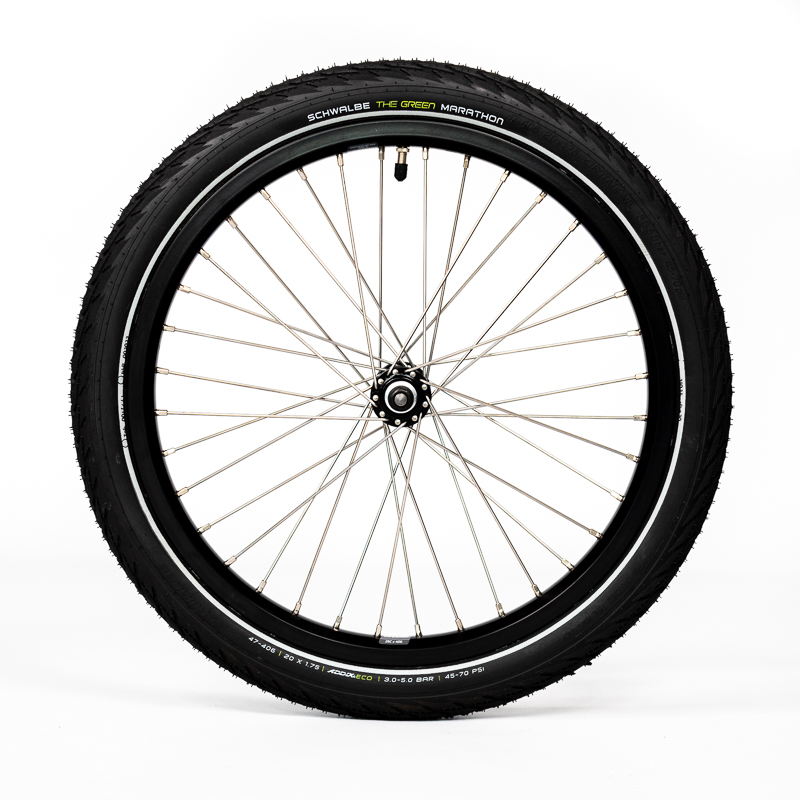 Laufradsatz 20" x 1.90 mit Schwalbe MARATHON REFLEX