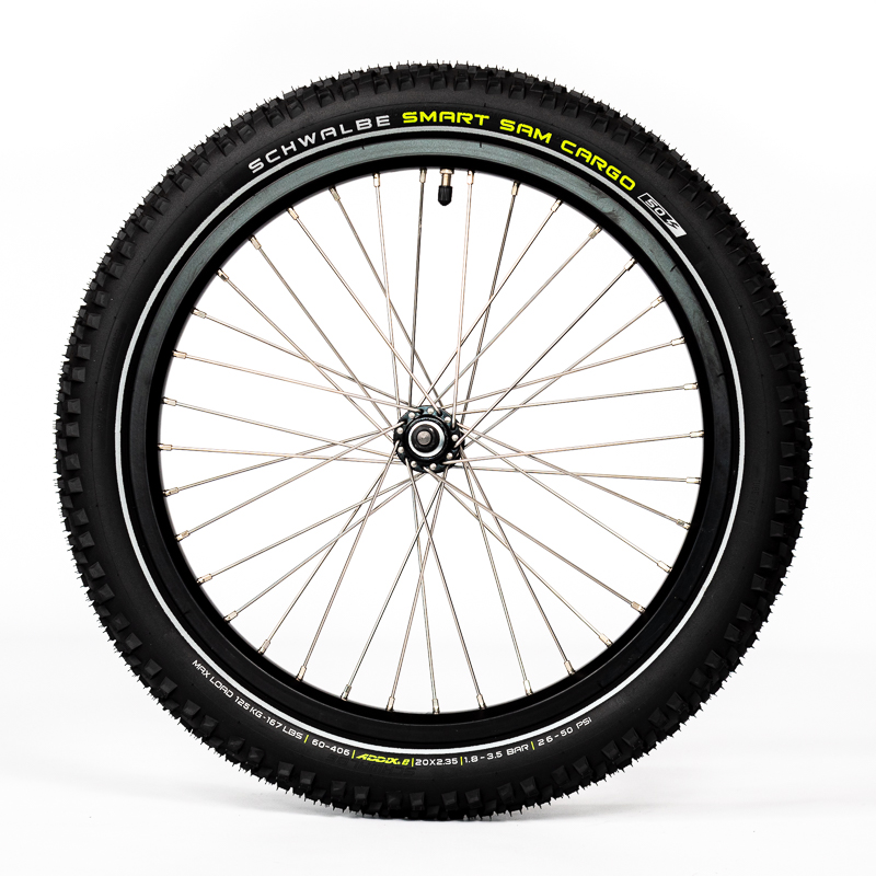 Laufradsatz 20" x 2.35 mit Schwalbe SMART SAM