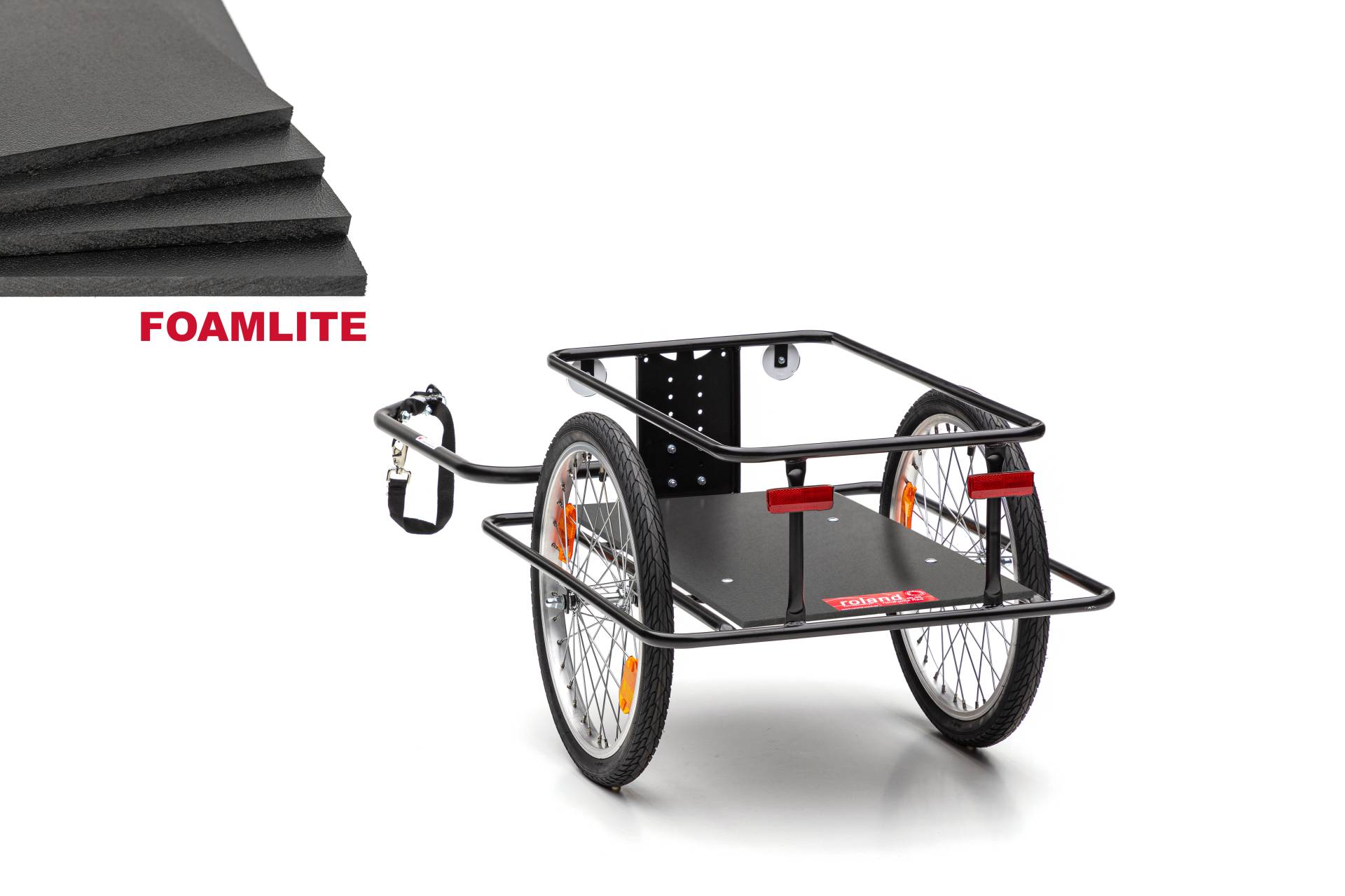 ROLAND Fahrradanhänger Jumbo | Transportbox Aus Birkenholz 20 Zoll